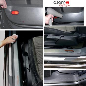 ClyTape® Kunststoffteile-Schutzfolie Innenraum für Audi A4 Limousine Typ B8 2007-2015