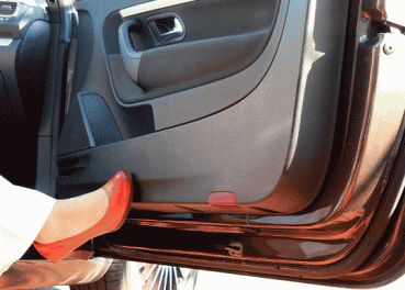 ClyTape® Kunststoffteile-Schutzfolie Innenraum für Fiat 500 2007-