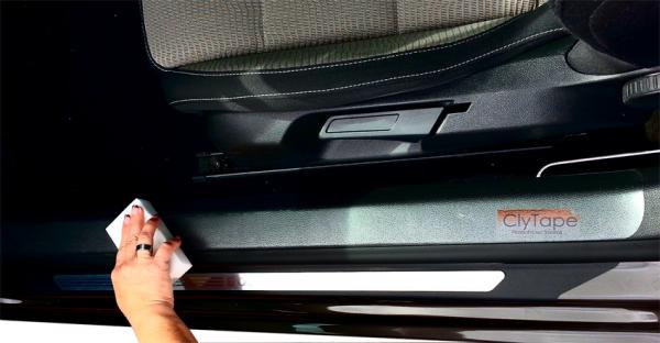 ClyTape® Kunststoffteile-Schutzfolie Innenraum für Dacia Sandero II 2012-