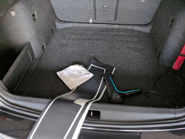 ClyTape® Ladekantenschutz Innen Folie 230µ für Kunststoffteile für Audi A4 Avant Typ B9 2015-