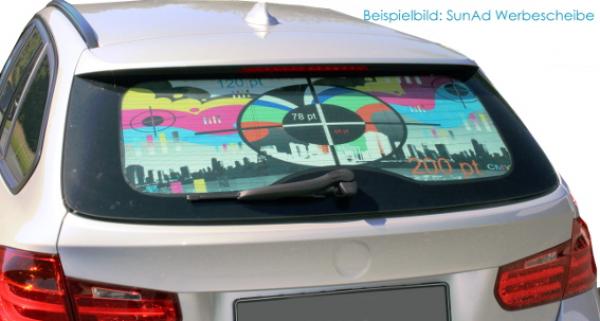 SunAd-Werbescheibe für Audi A3 8V Sportsback 2012-