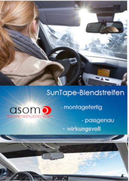 SunTape Sonnenschutzstreifen passgenau geschnitten für VW Touareg III 2018-